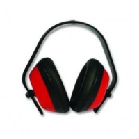 Vento Kulaklık Süngersiz Maşonlu 25 dB İş Kulaklığı Kırmızı