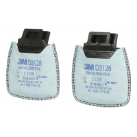 3M D3128 P2 Secure Click Toz Filtresi (1 Çift)