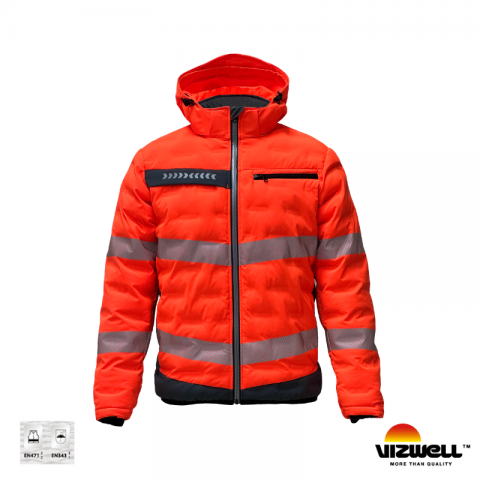 VIZWELL™ VWJK517 Turuncu Reflektörlü Teknik Dolgulu Tasarım Mont